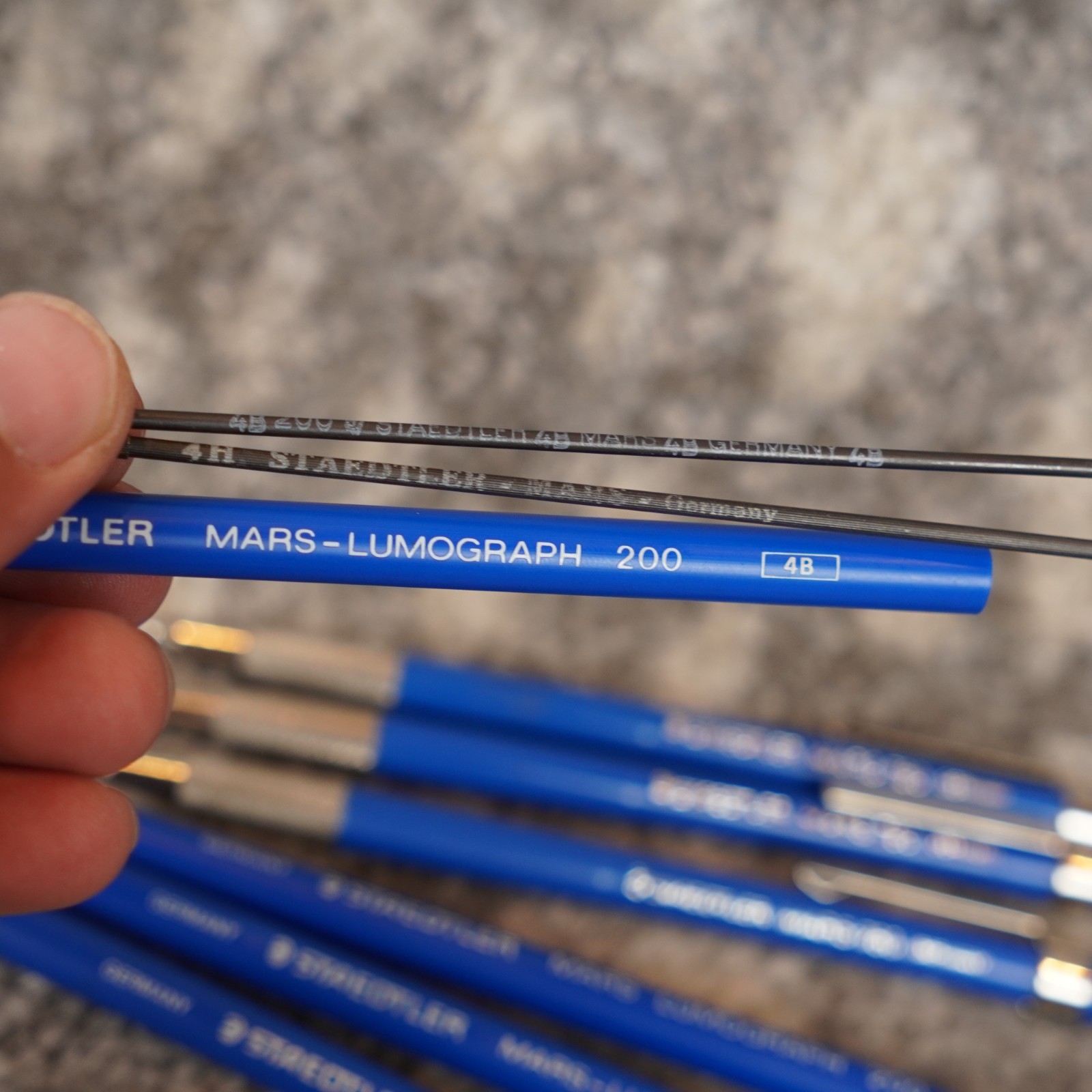 Lot Of 3 Vintage Staedtler Mars 780 Drafting Pencil With 10 Pencil Leads &Eraser