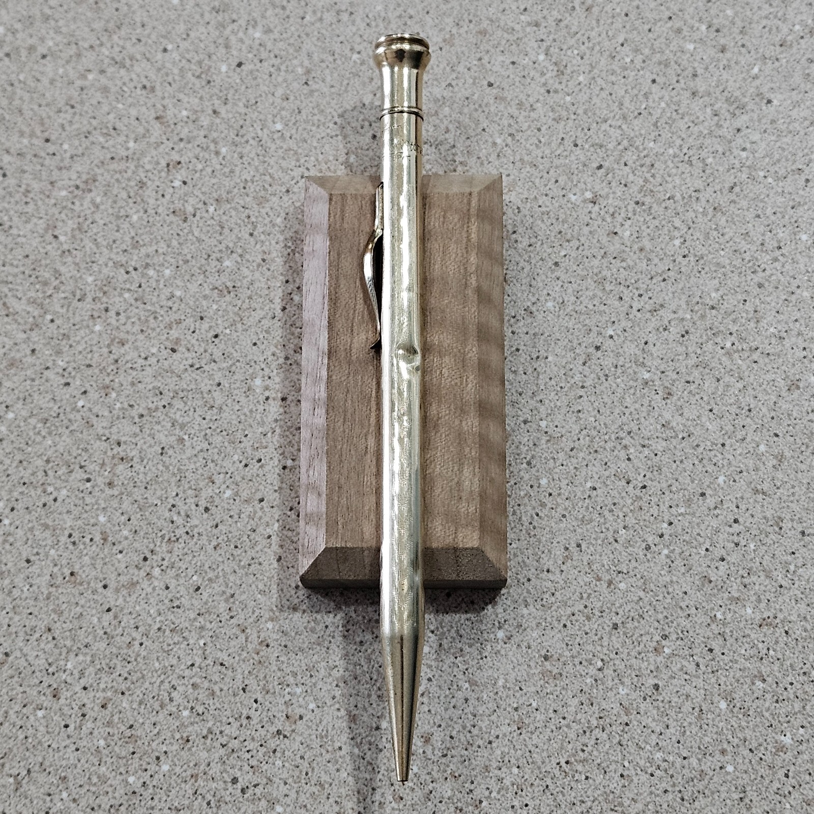Signet Gold Filled Etched 5.25″ Mechanical Pencil “Sold Only At Rexall Stores”