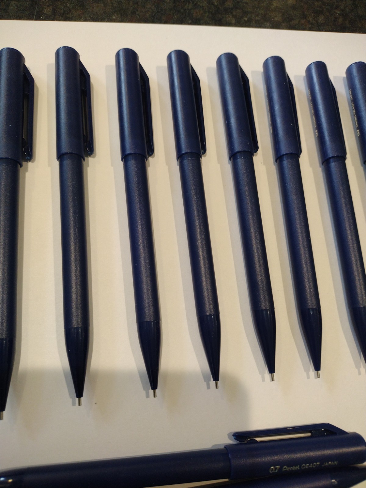NOS Pentel QE407 0.7mm Twist Erase Mechanical Pencils Dozen