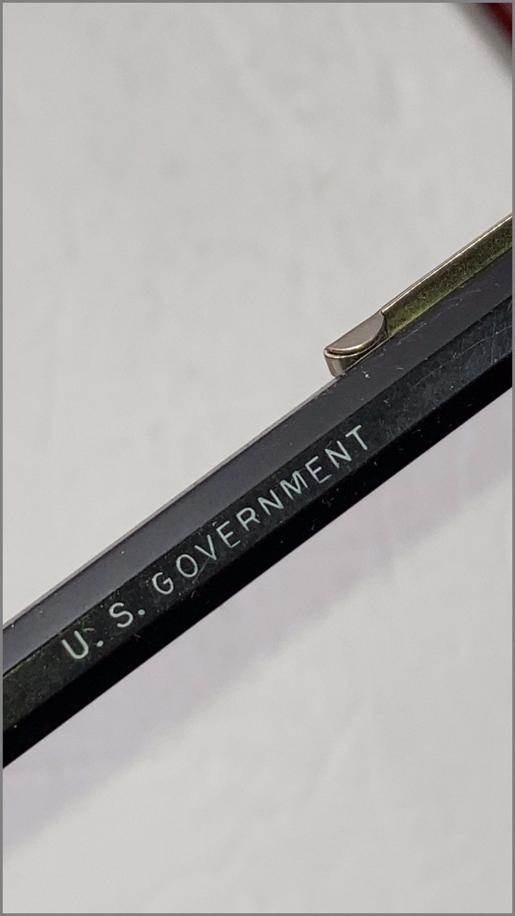 Vintage Skilcraft Mechanical Pencil U.S. Government 1970’s Black Twist