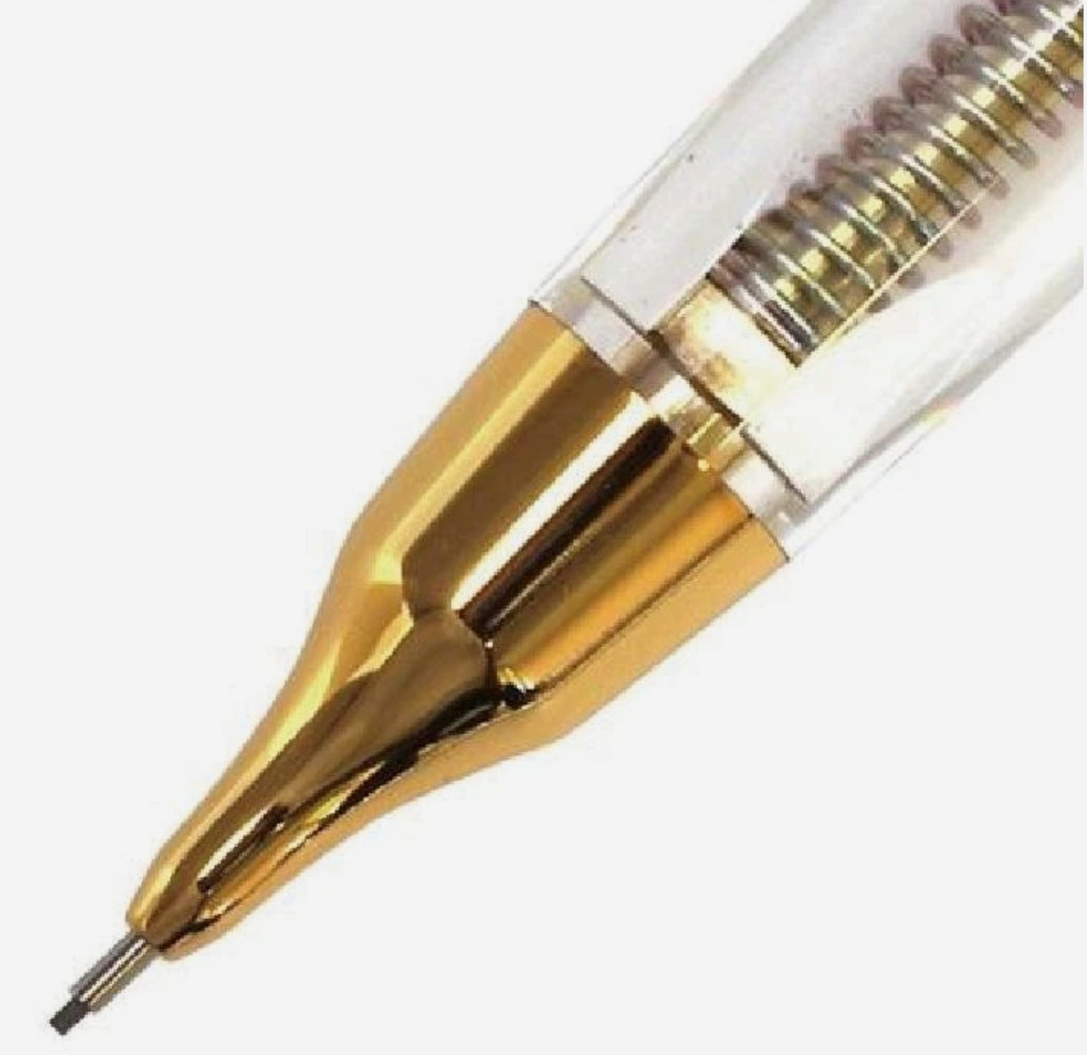 Pentel Kerry Mechanical Pencil Tokai Limited Bronze Clear Gold Trim 0.5mm Japan