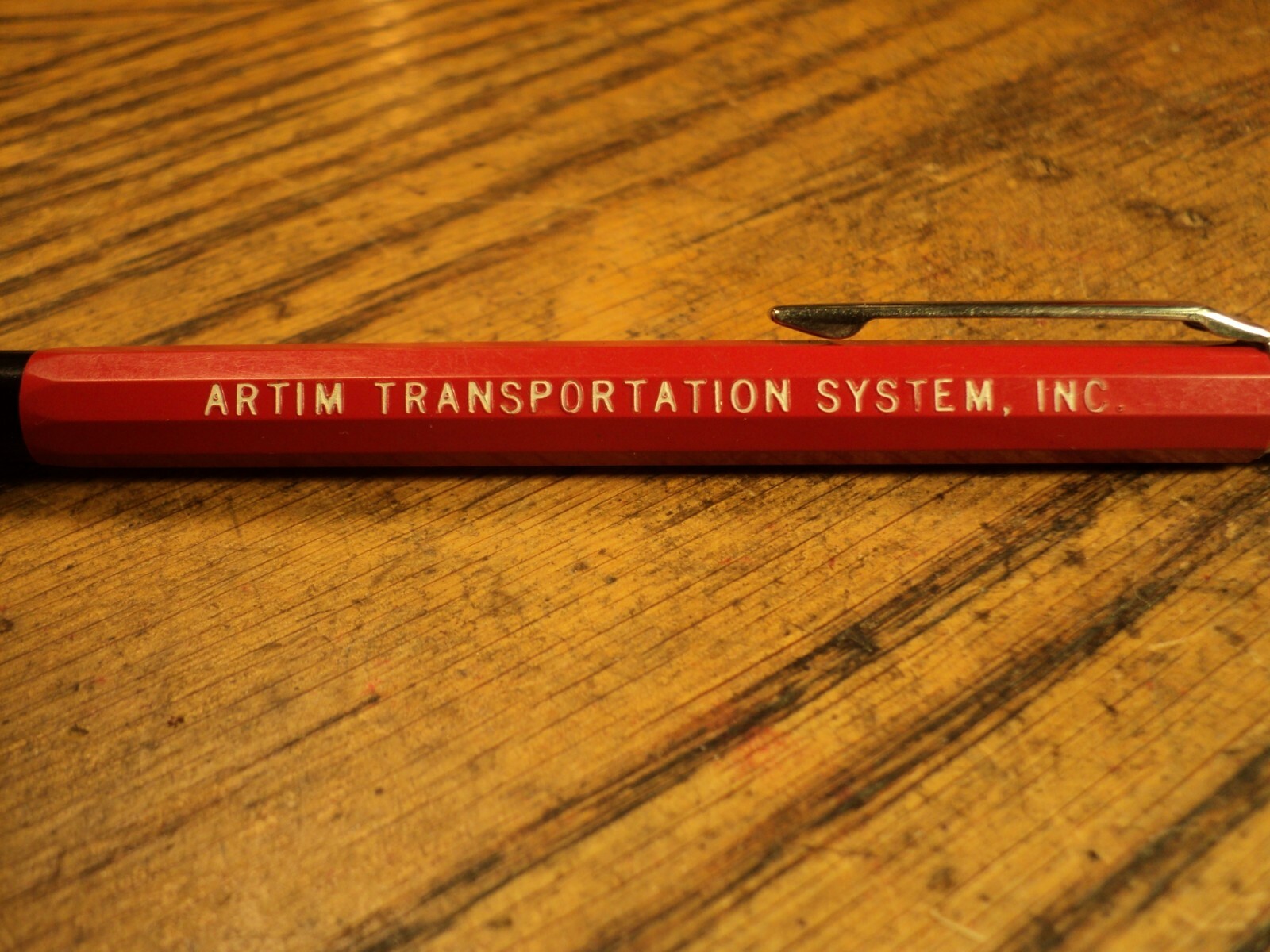 Vintage Autopoint Mechanical Pencil Advertising Artim Transportation Systems