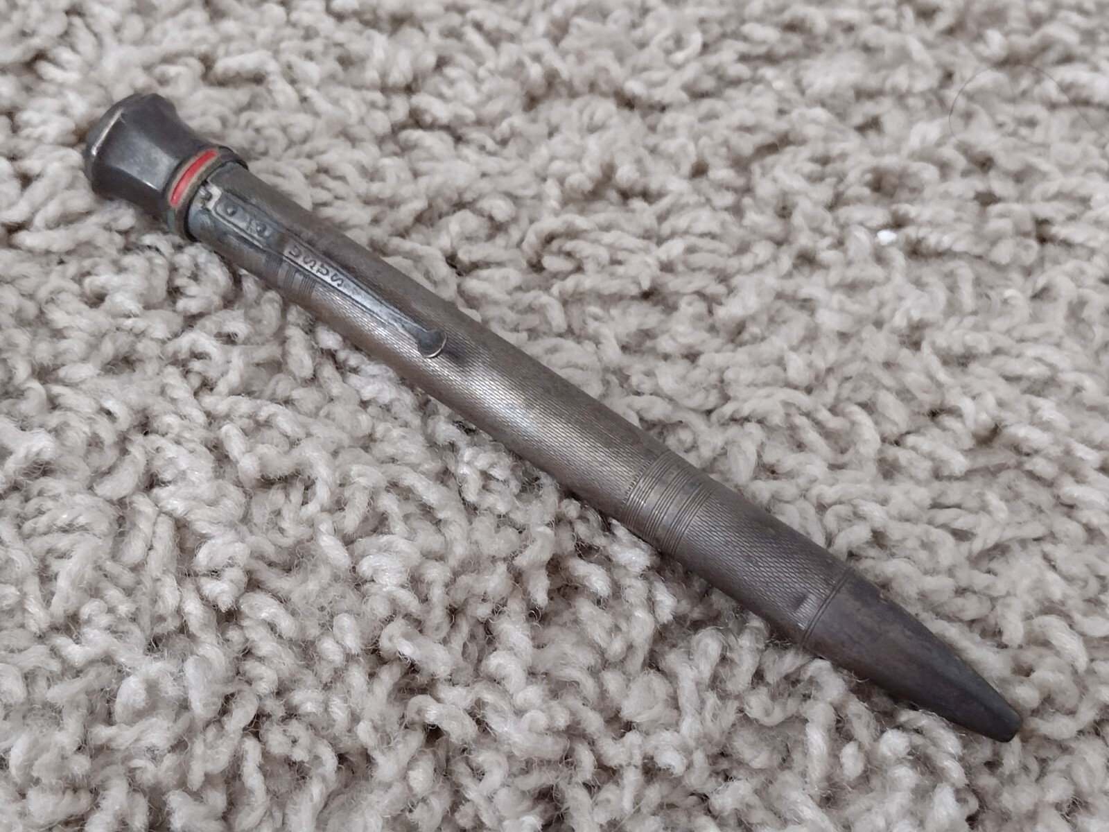 Antique USUS 900 Coin Silver Mechanical Pencil 4 Color Twist Fully Functioning