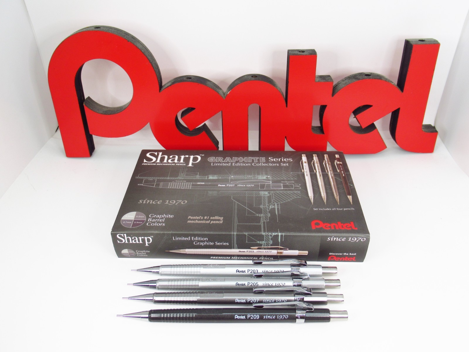 Pentel Sharp Graphite Box Set – Since 1970, Set of 4