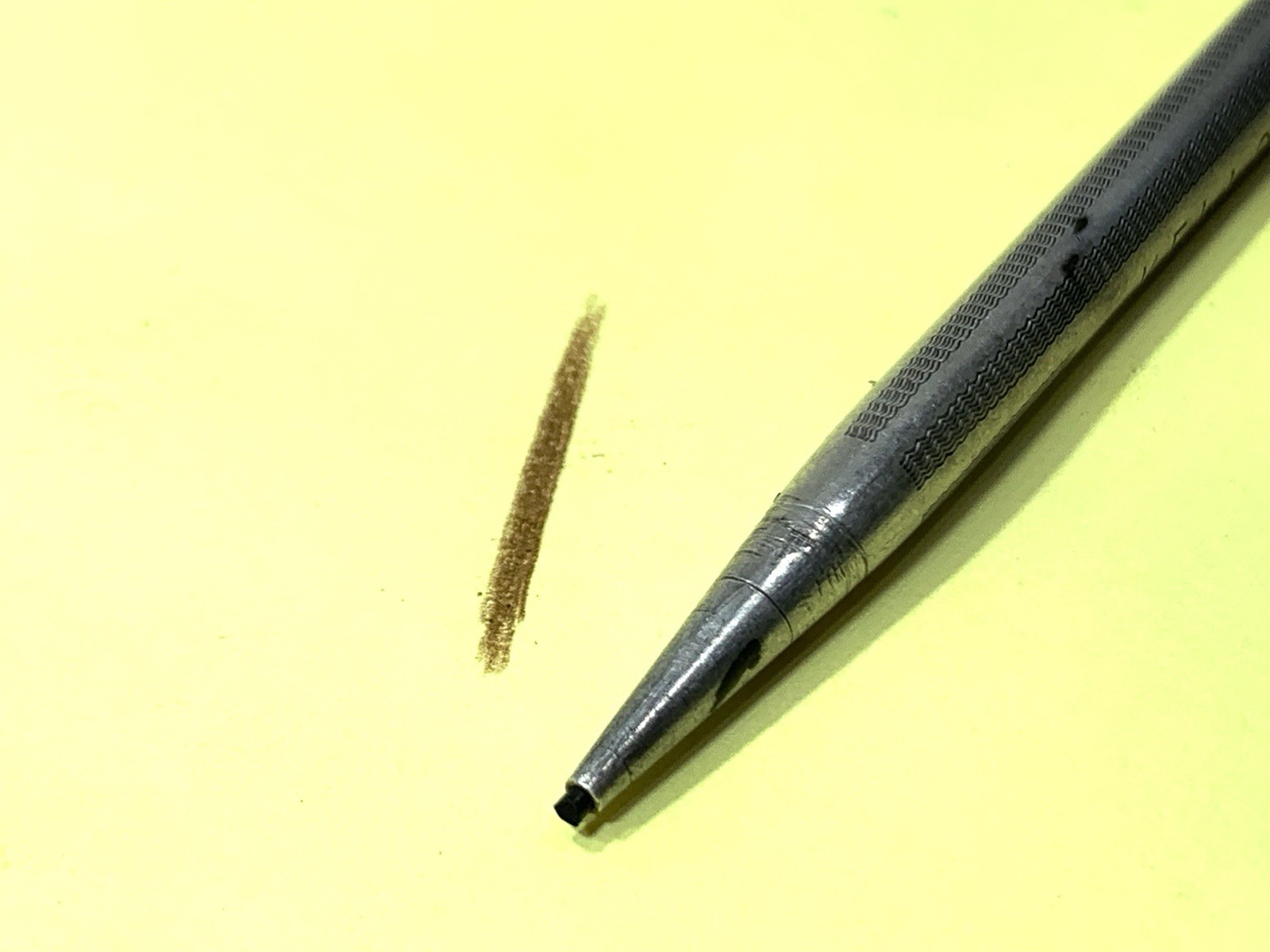 (KELLOGG Promotional) Ingersoll USA Redi-point Rolled Silver Mechanical Pencil