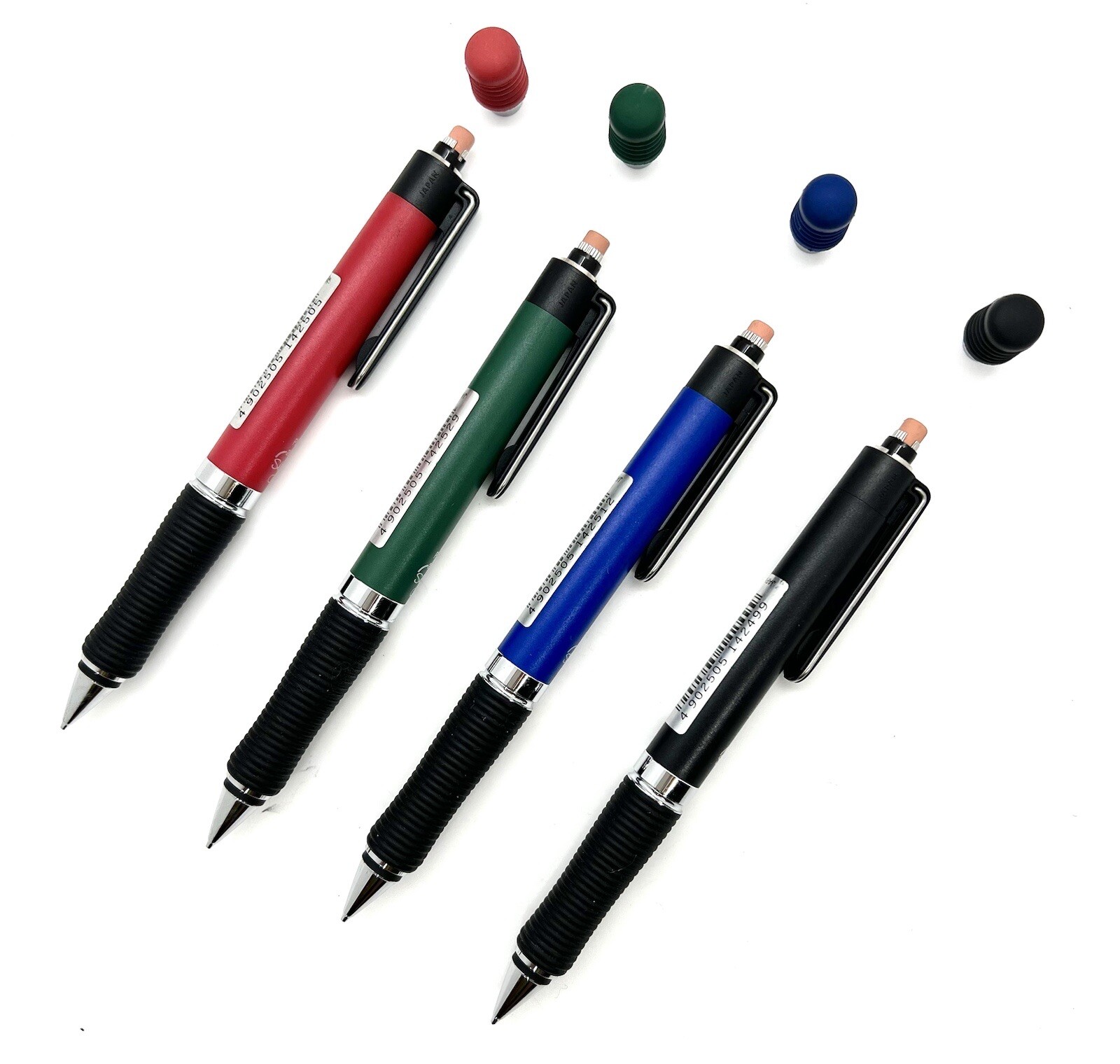 NOS 4pcs Set Pilot Japan 2020 Mechanical Pencil shaker 0.5mm with price tag