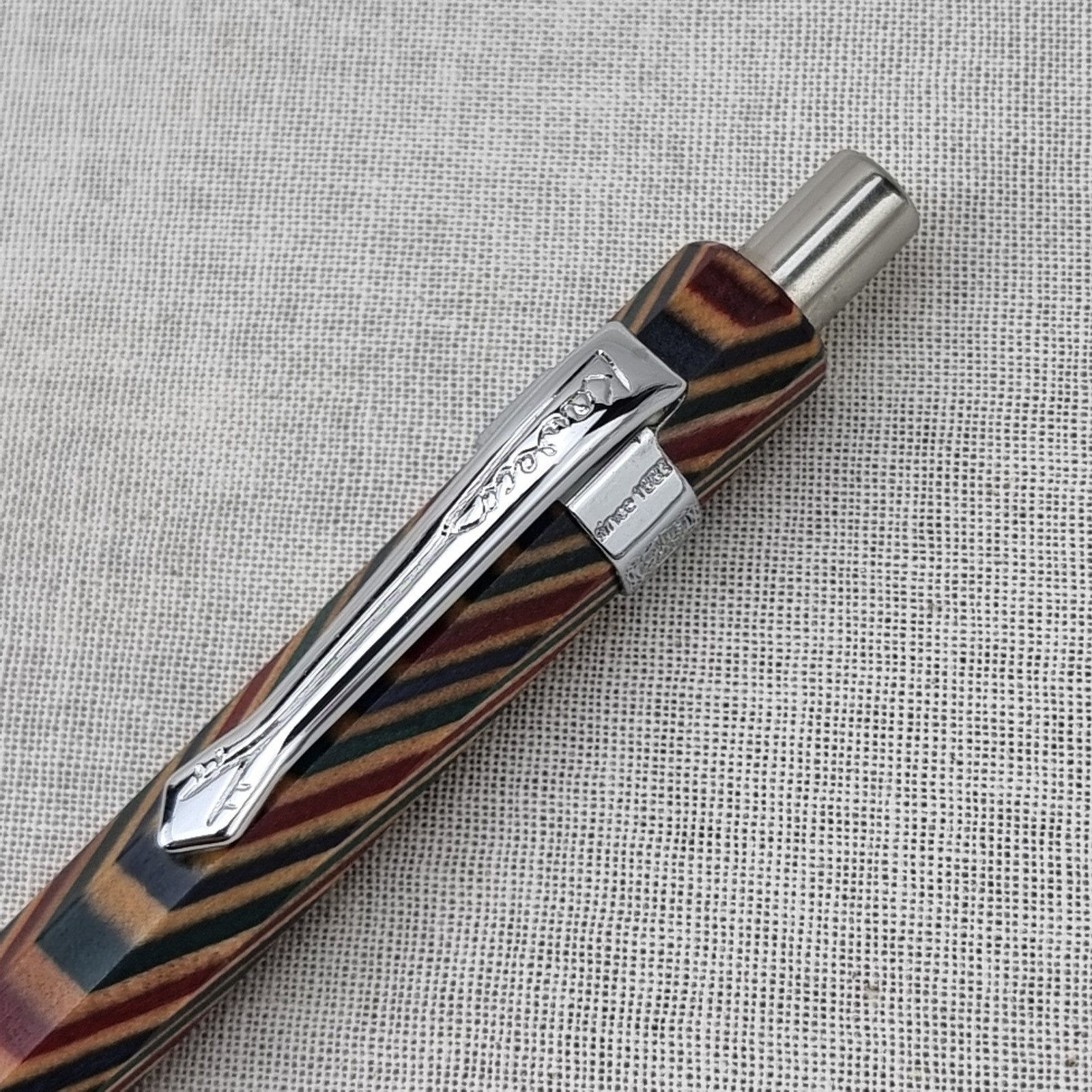 Hand Crafted Pentel P-205(0.5mm) Mechanical Pencil with Octagonal Wood Barrel