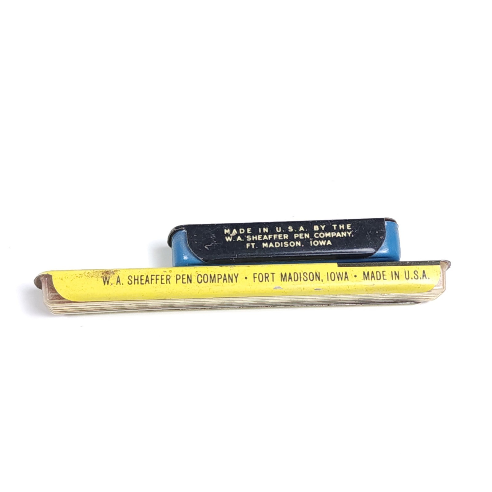 Vintage Sheaffer Fineline Mechanical Pencil Lead Thick and Thin Leads Red