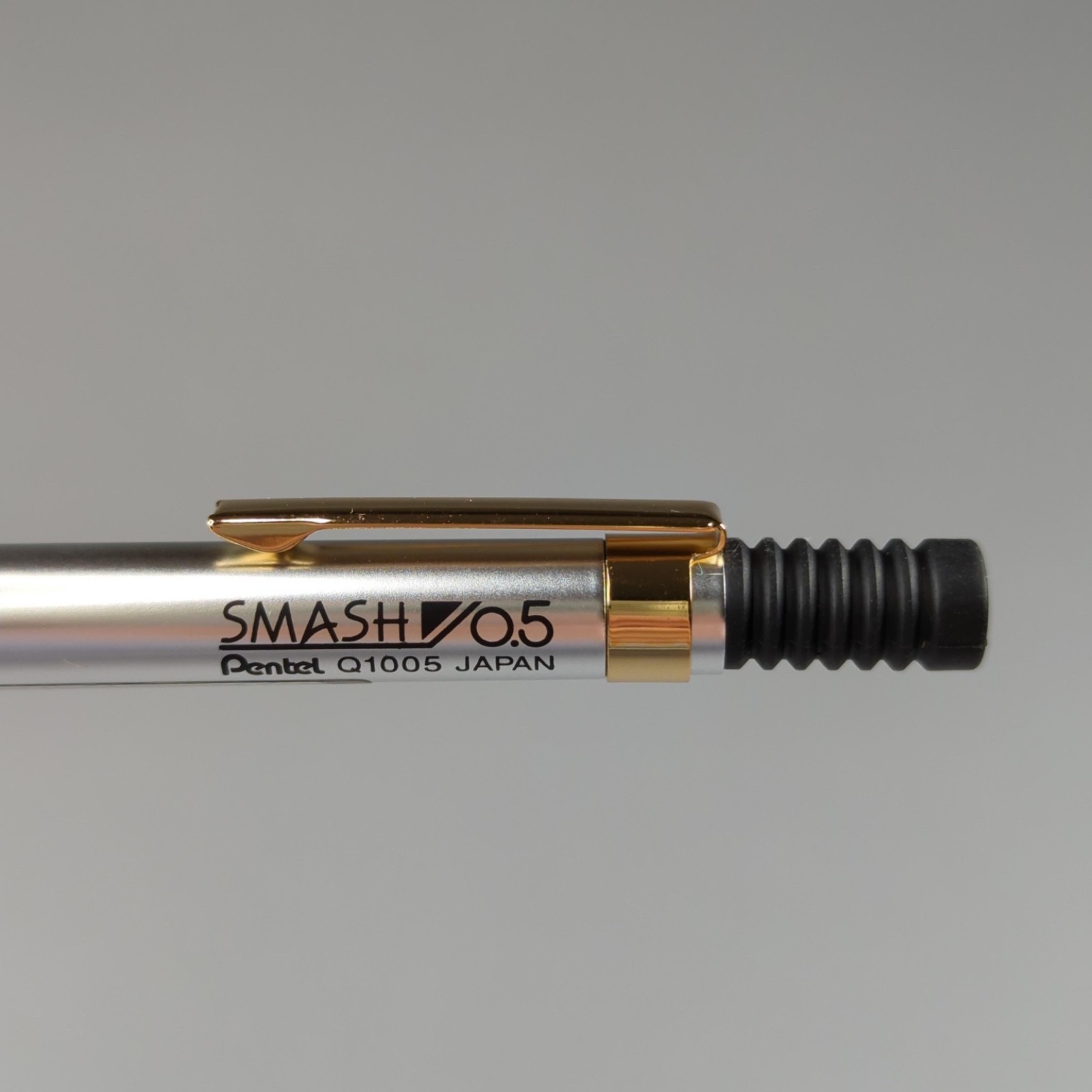 Pentel Smash Limited Edition Gold Silver 0.5mm HB Mechanical Pencil Q1005L-Z New