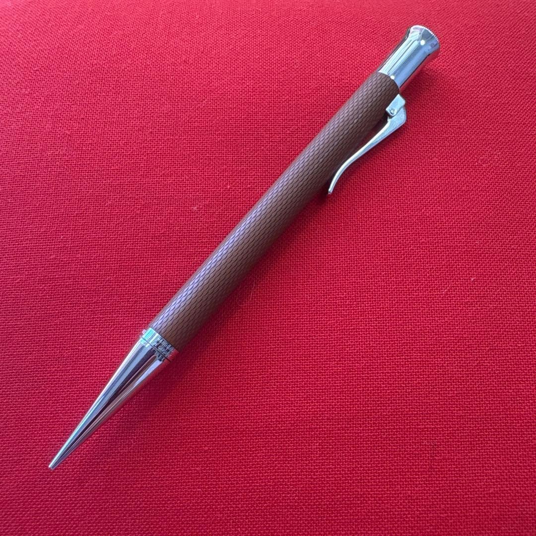 Graf von Faber-Castell Guilloche Cognac 0.7mm Mechanical Pencil New Luxury Japan