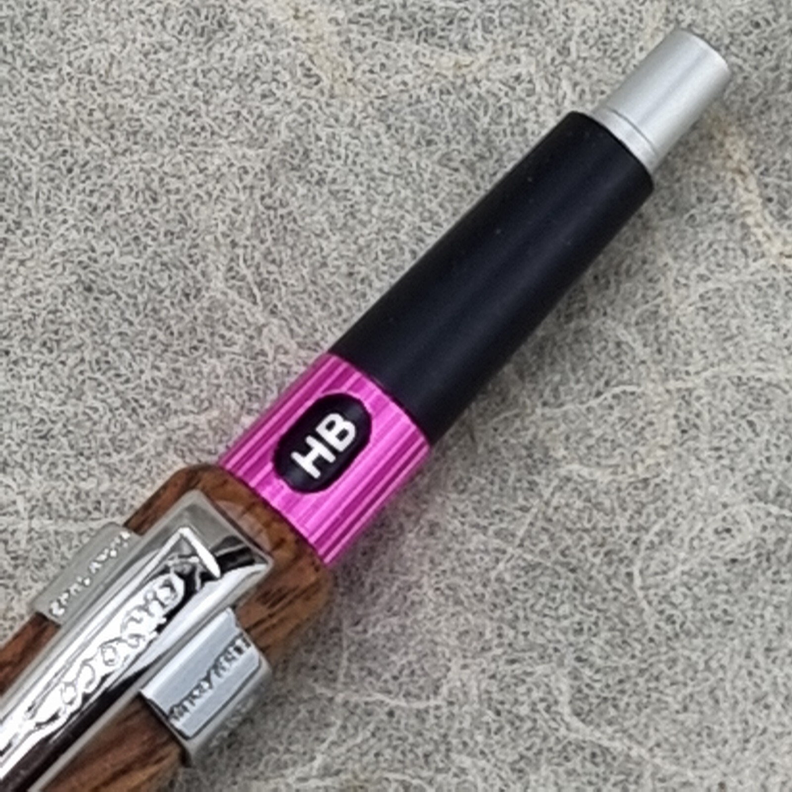 Hand Crafted Pentel PG5 Mechanical Pencil with Octagonal Wood Barrel
