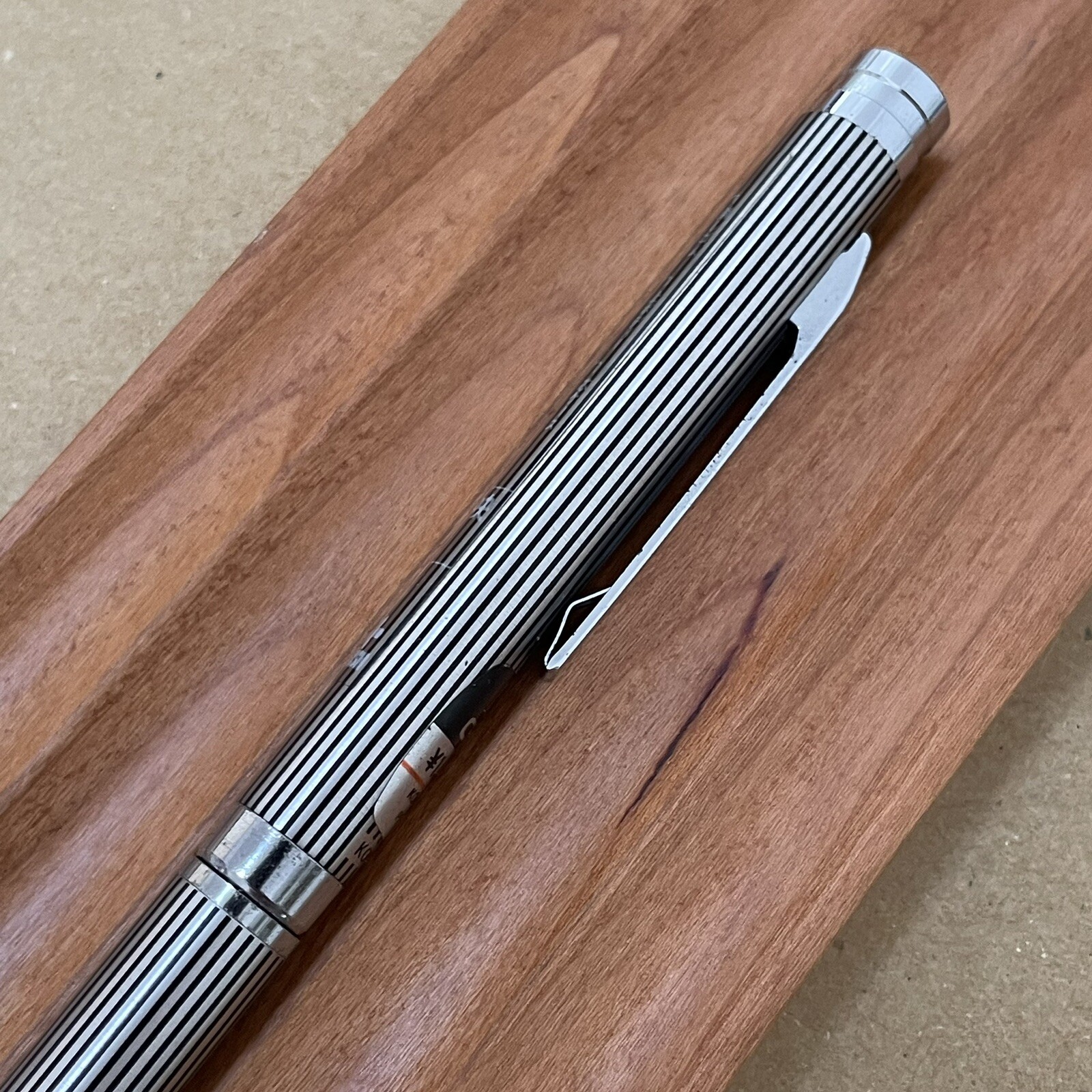 Kokuyo Mechanical Pencil Black Stripe Body Knock 0.5 mm Made in Japan