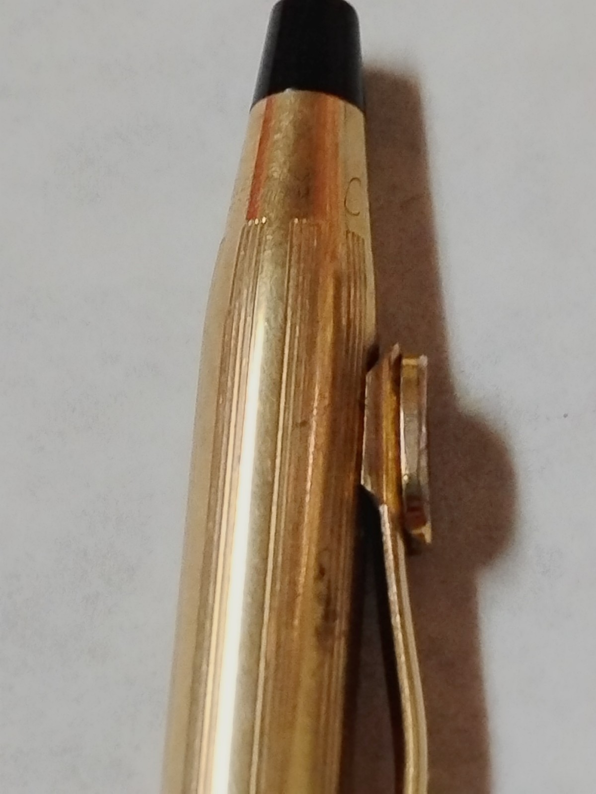 VTG Cross 10k Gold Filled Pencil with J&L Steel Logo Works-sm Dent L0#