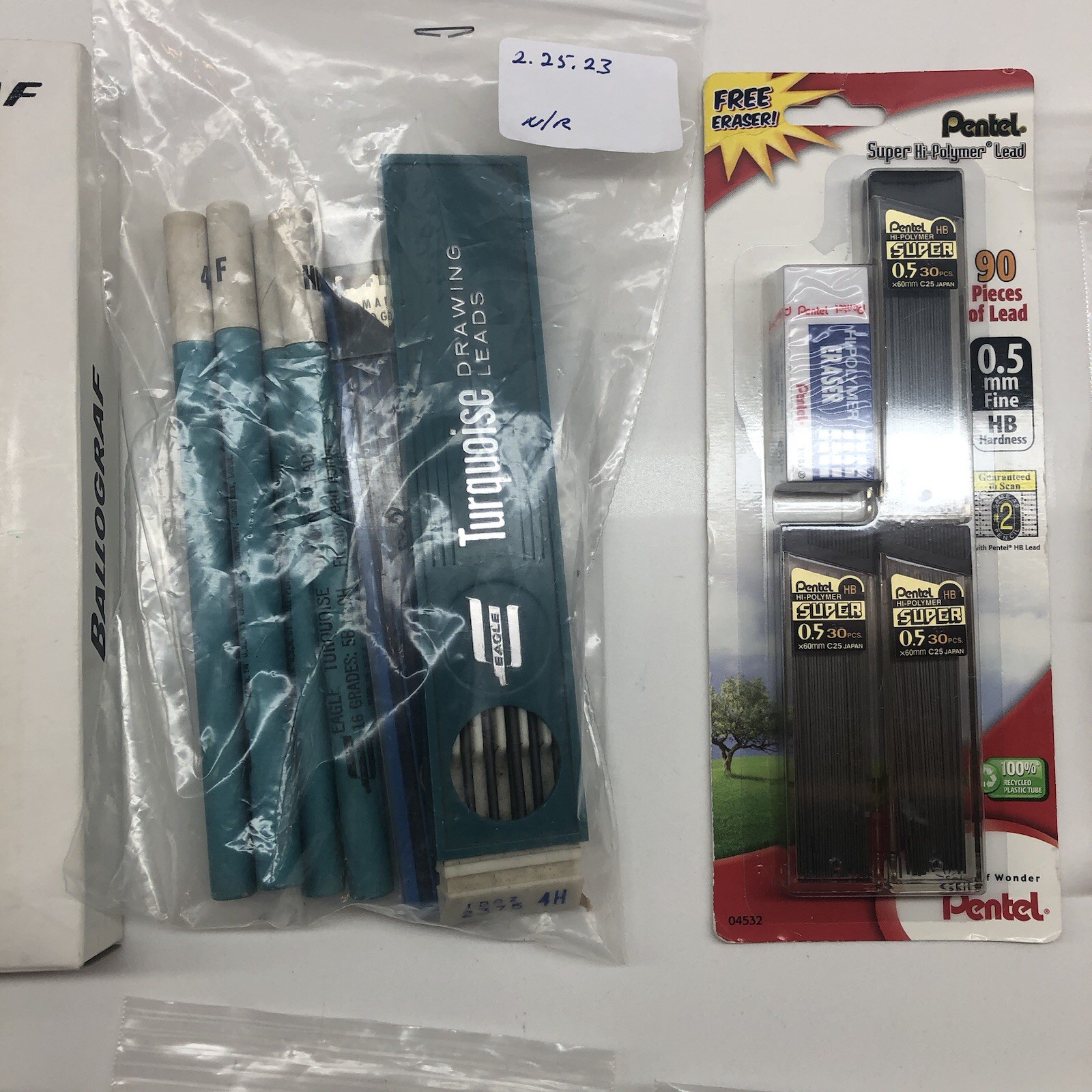 Vintage Mechanical Pencil Lead Eraser Lot