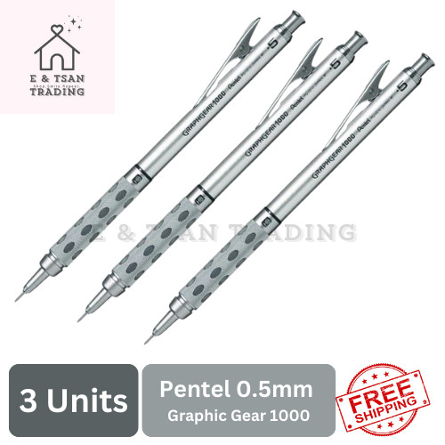 Pentel Graph Gear 1000 Mechanical Pencil 0.5mm (PG1015)