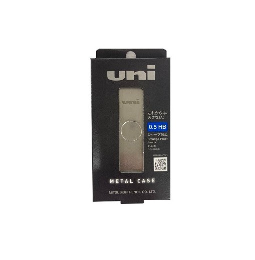 MITSUBISHI PENCIL uni Mechanical Pencil Refill Lead metal case 0.5mm HB 40pce