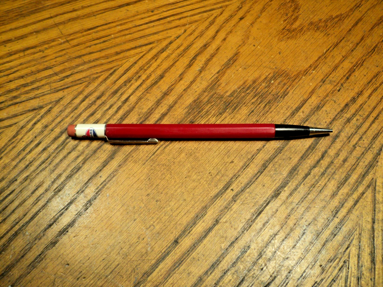 Vintage Durolite Mechanical Pencil Nusser Oil Co Standard Oil 5-5/8″ Long USA