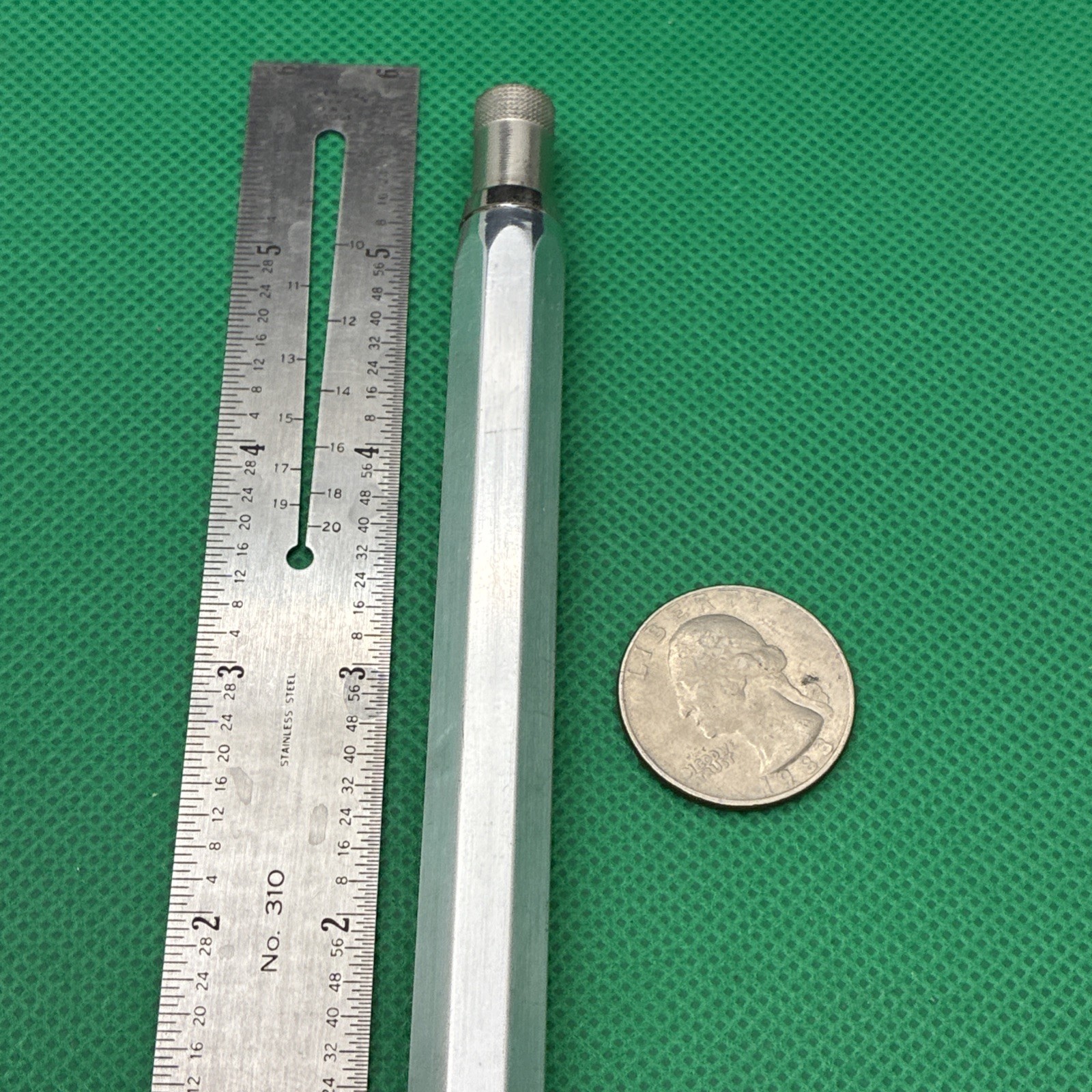 Vintage mechanical clutch pencil aluminum 5.6mm sketch pencil JUMBO