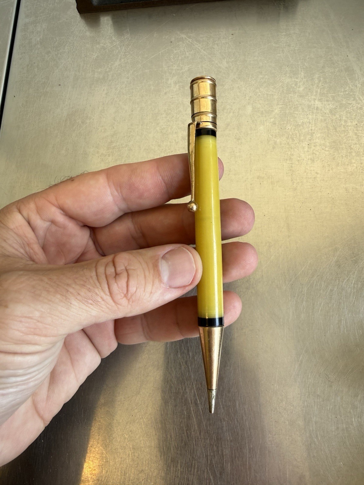 Gold Bond Stonite Yellow 1.1mm Pencil – 1930’s