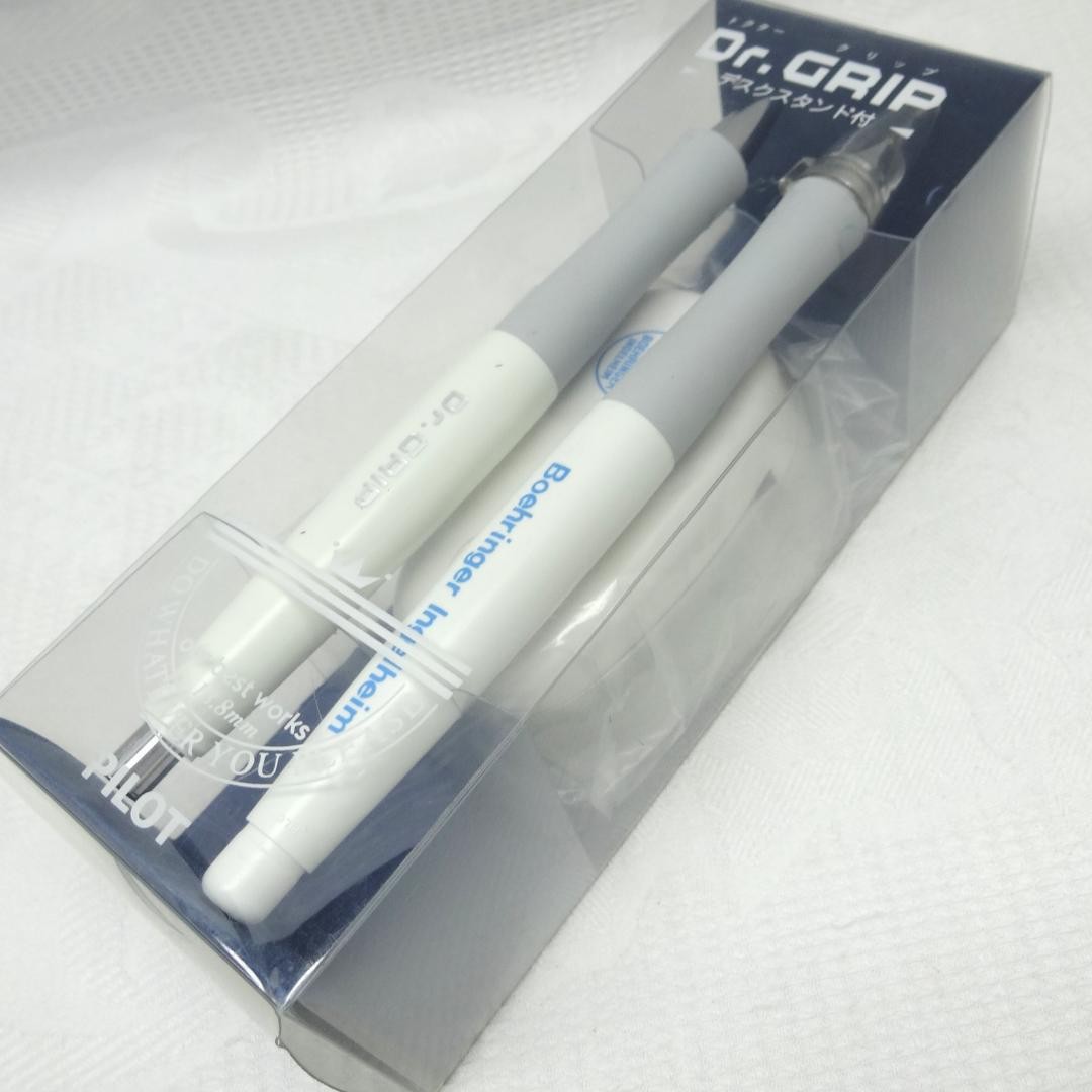 Early model Dr.GRIP 2-piece set with desk stand PILOT mechanical pencil