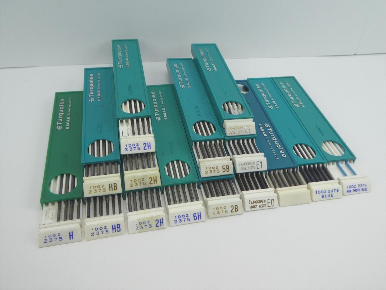 Berol Turquoise Eagle Drawing Leads Assorted Lot of Over 130 Leads