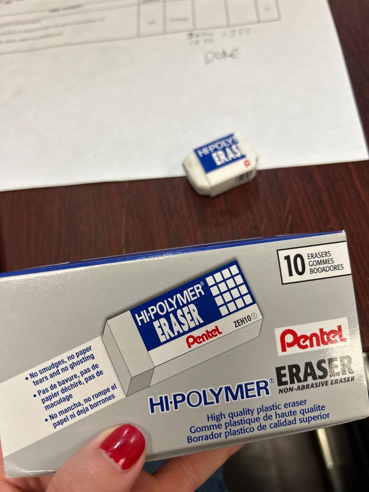 Effortless Lead Removal with 12 Pack Jumbo Hi-Polymer Erasers – Latex-Free