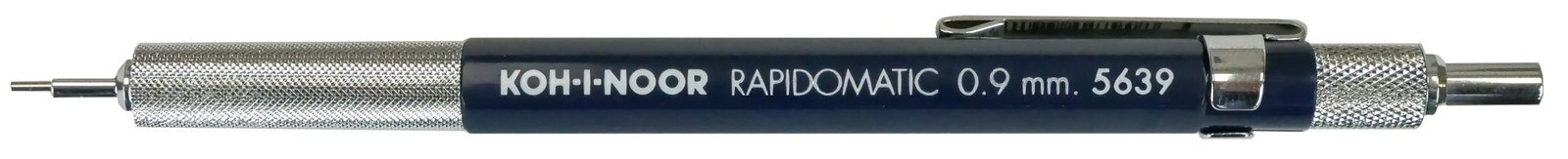 Koh I Noor Rapidomatic .9Mm Mechanical Pencil Navy Classic Design With Clip