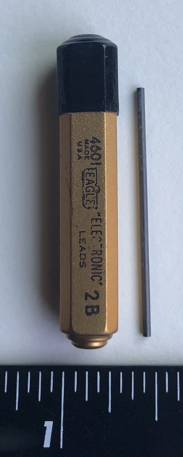 Vintage EAGLE ELECTRONIC Mechanical Pencil Leads 2B Black 1.18mm NOS 24pk USA