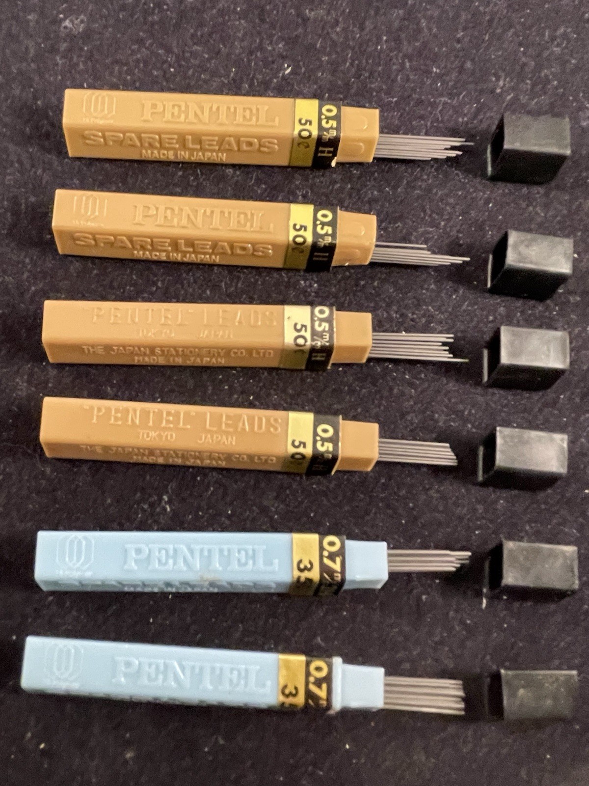 Vintage Mechanical Pencil Lead Lot Dur-O-Lite Pentel Autopoint Multi Size Eraser