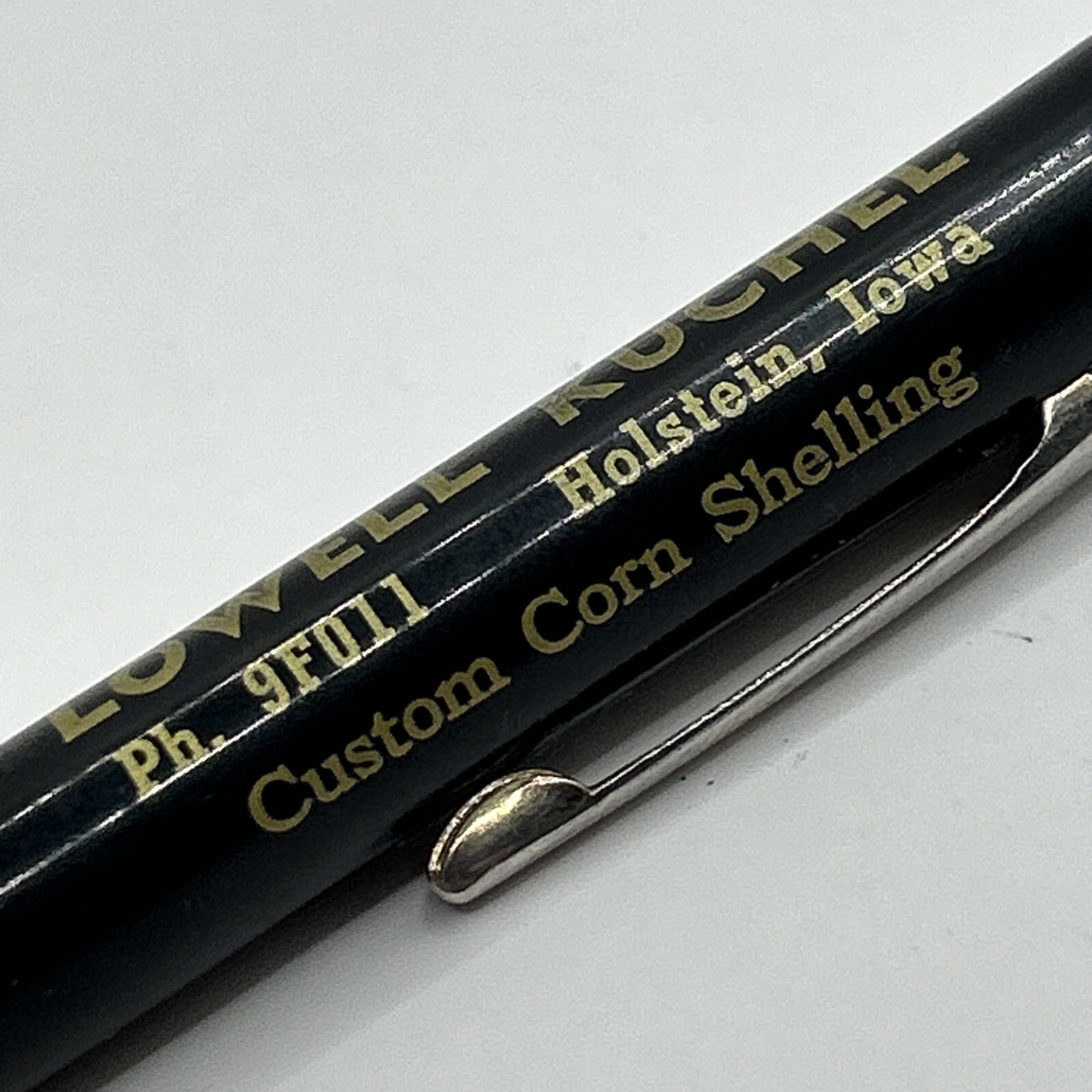 VTG Mechanical Pencil LOWELL KUCHEL Holstein, IA Custom Corn Shelling