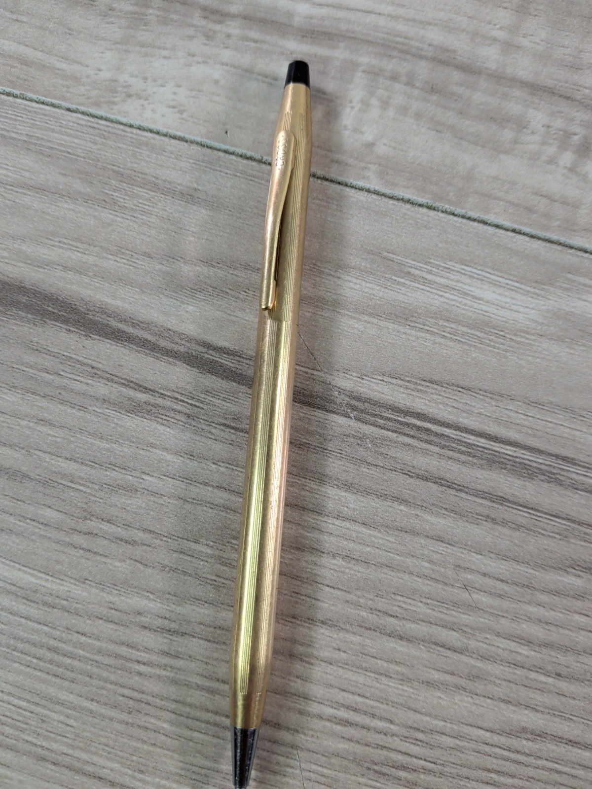 Vintage Cross Mechanical Pencil 1/20 12 KT Gold Filled Made In USA ( WORKING )