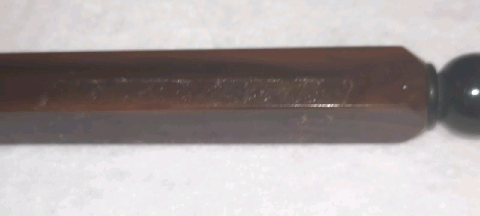Unmarked BAKELITE? Brown & Black Square Working Mech Pencil