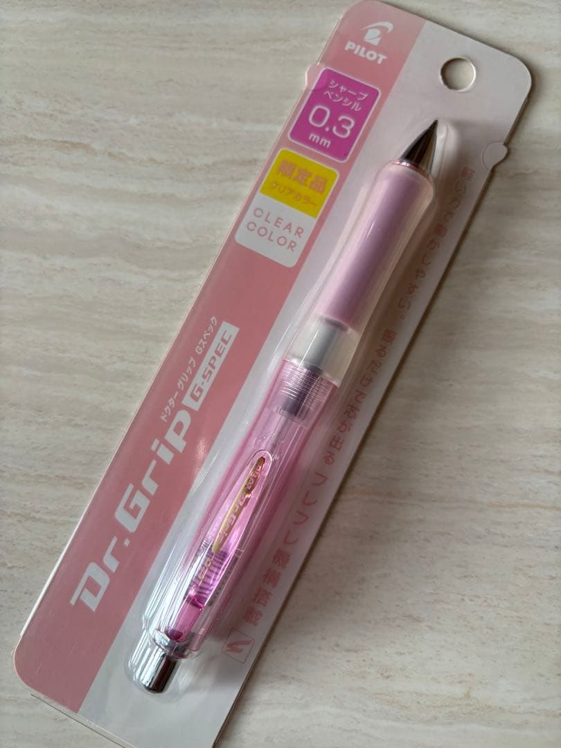 Doctor Grip G Spec Dr.Grip Clear Pink Mechanical Pencil