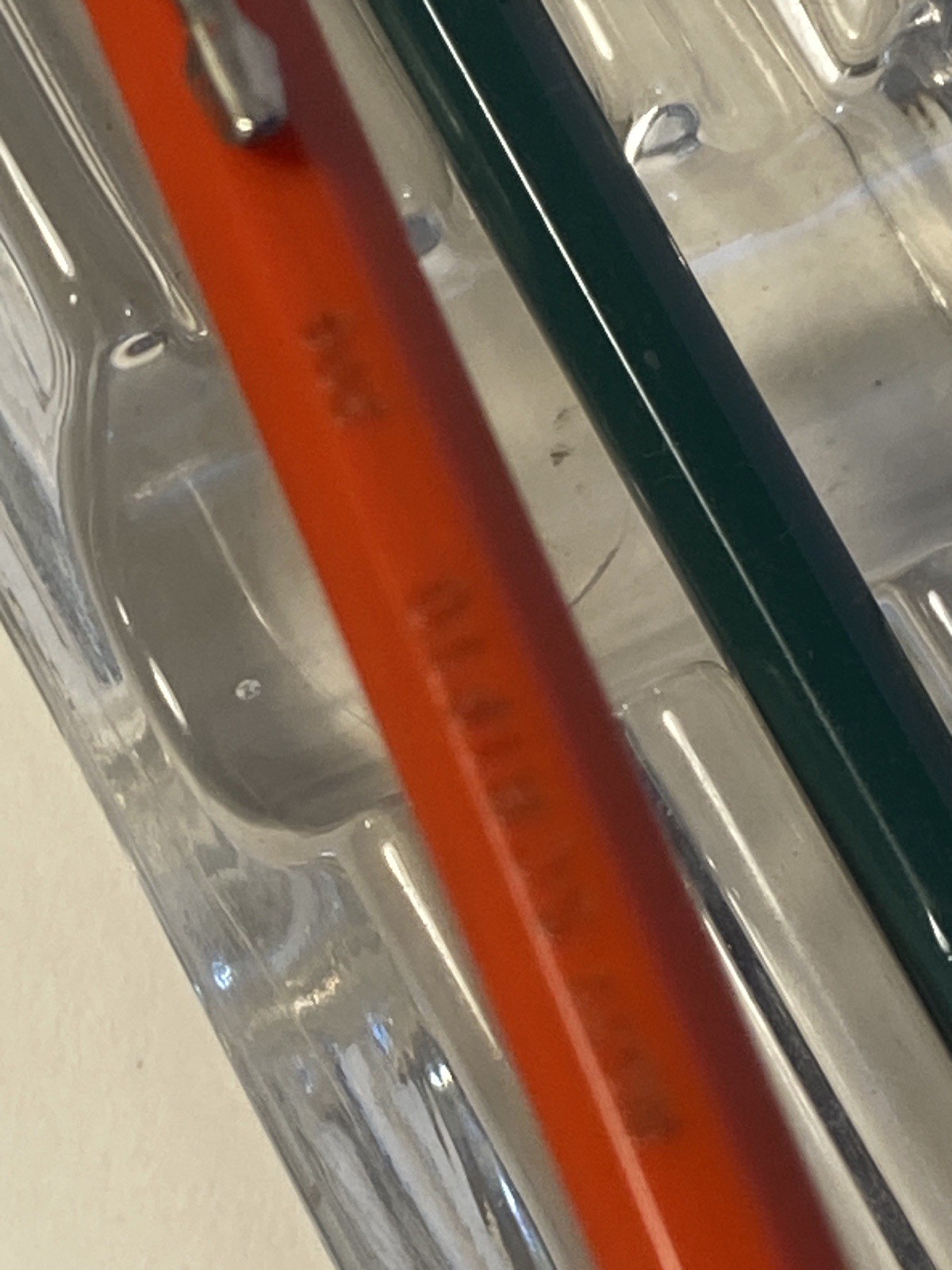 2 Vintage Scripto Mechanical Pencils Lot – No. 77 20¢ Red & Similar In Green
