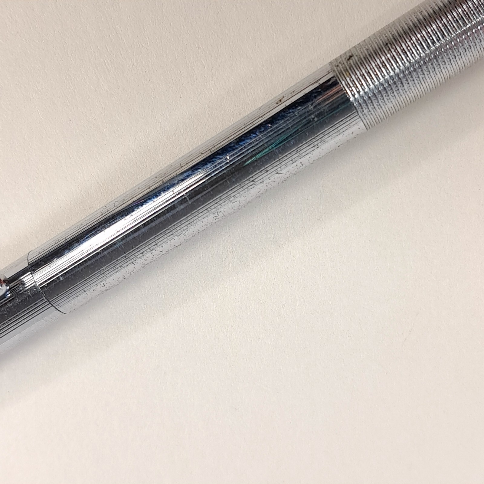 Vintage Cross Classic Century Lustrous Chrome Micro-Knurl Mechanical Pencil USA
