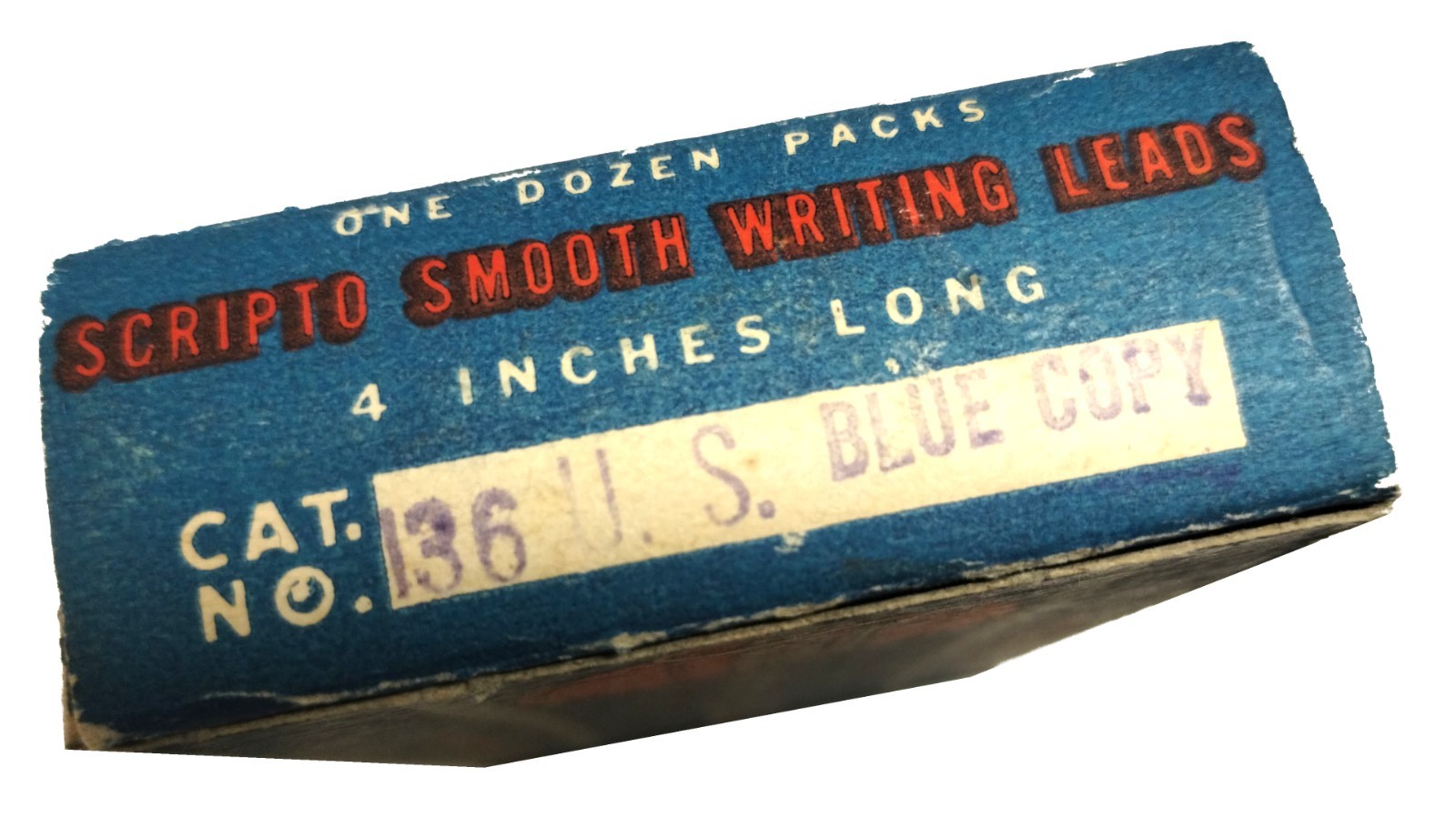 NOS Scripto Smooth Writing Leads Blue Copy Unused 12 Pack in Original Box 6 per