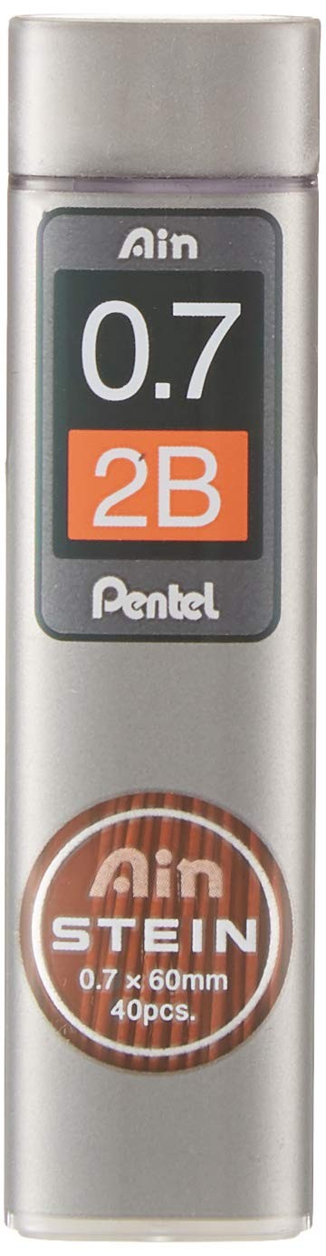 Pentel Mechanical Pencil Lead Ein Stein Lead C277-2B 0.7mm 2B