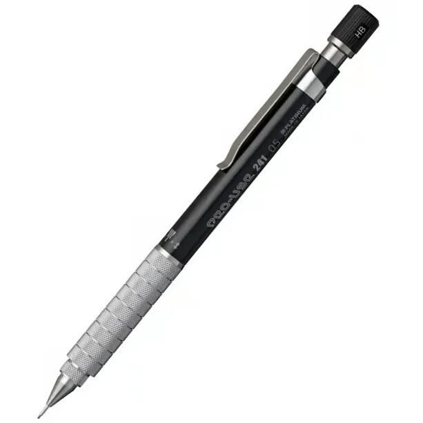 PLATINUM PRO USE 241 MECHANICAL PENCIL BLACK 05.MM