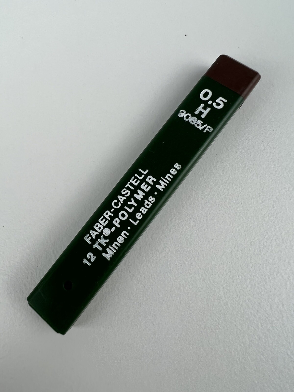 Vintage Faber-Castell TK-POLYMER .5mm Mechanical Pencil Lead 2H 9065/P 12 Sticks