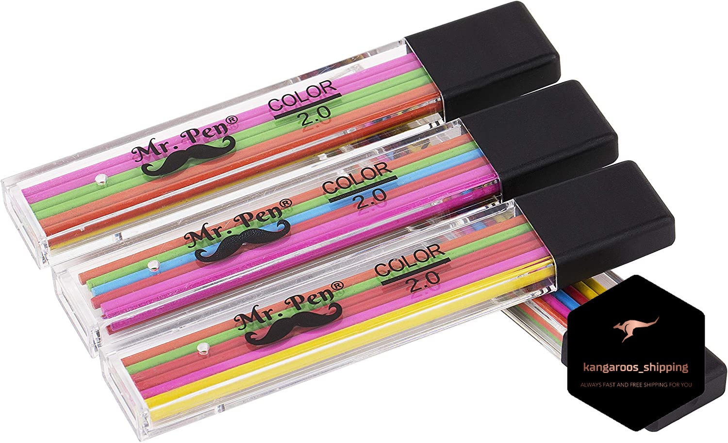 Mr. Pen Mechanical Lead Pencils Refills 2mm 48 Pack
