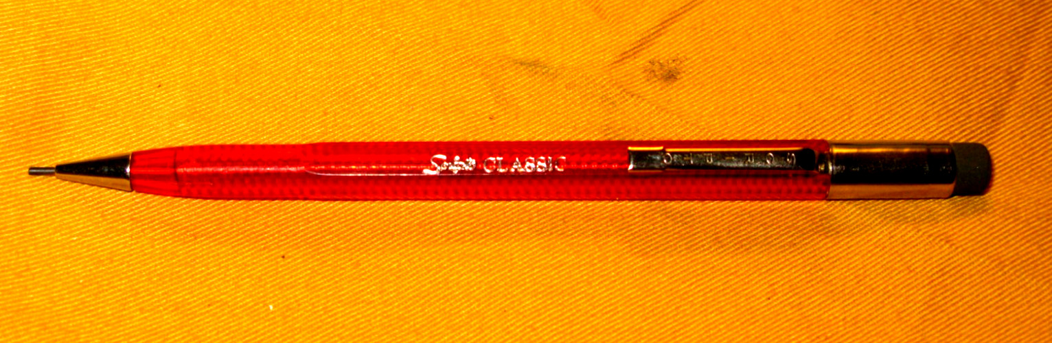 VINTAGE RED SCRIPTO K780 CLASSIC MECANICAL PENCIL