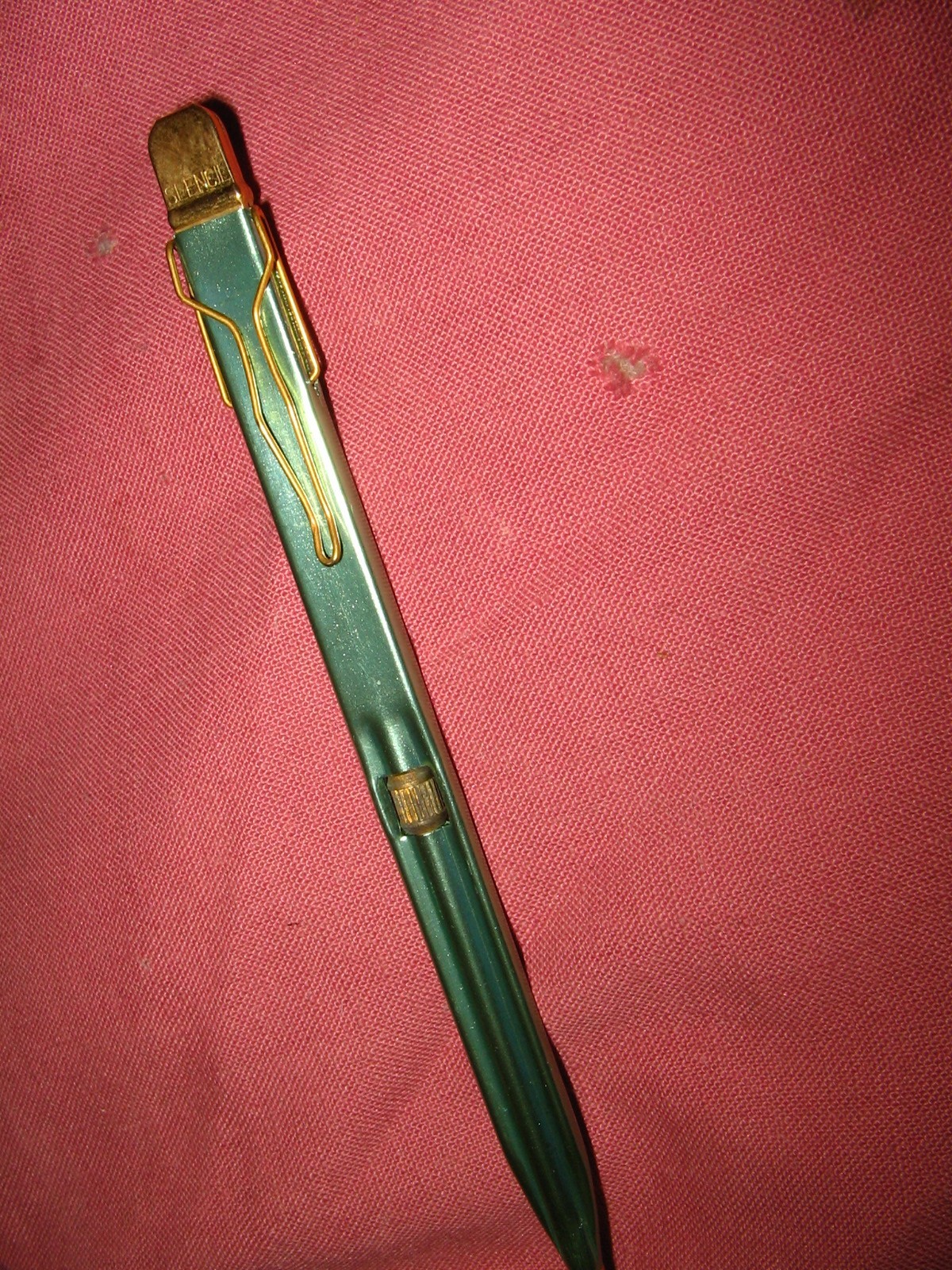 VTG c1950 4.5″ Flat Slencil Mechanical Pencil “Lord is my Shepherd’ N.O.S.+Box