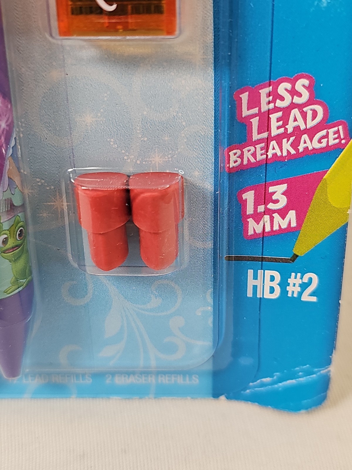 NEW Paper Mate Disney Princess Mechanical Pencil 4 Pack HB #2 Thick lead 1.3 MM