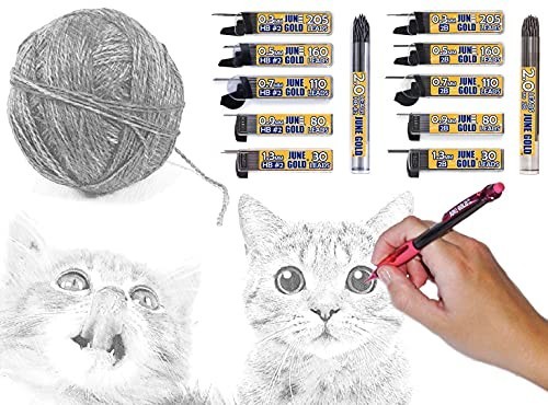 108 Pieces, 2.0 mm HB #2 Lead Refills, 90 mm Length, Extra Bold Thickness, Br…