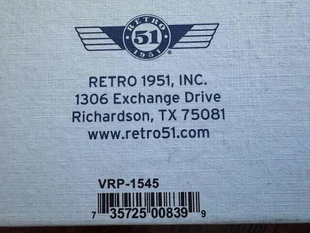 Retro 51 1951 Vintage Crossword .9MM Mechanical Pencil, NEW OLD STOCK *PRISTINE*