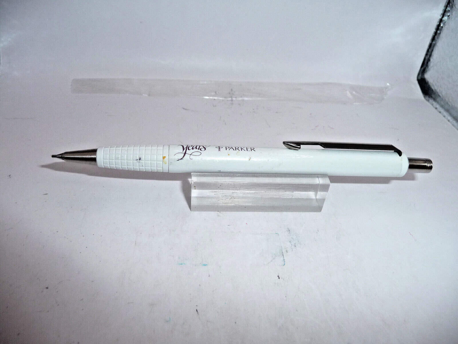 Parker Vintage Vector White 0.5mm Pencil –company sample 100 years