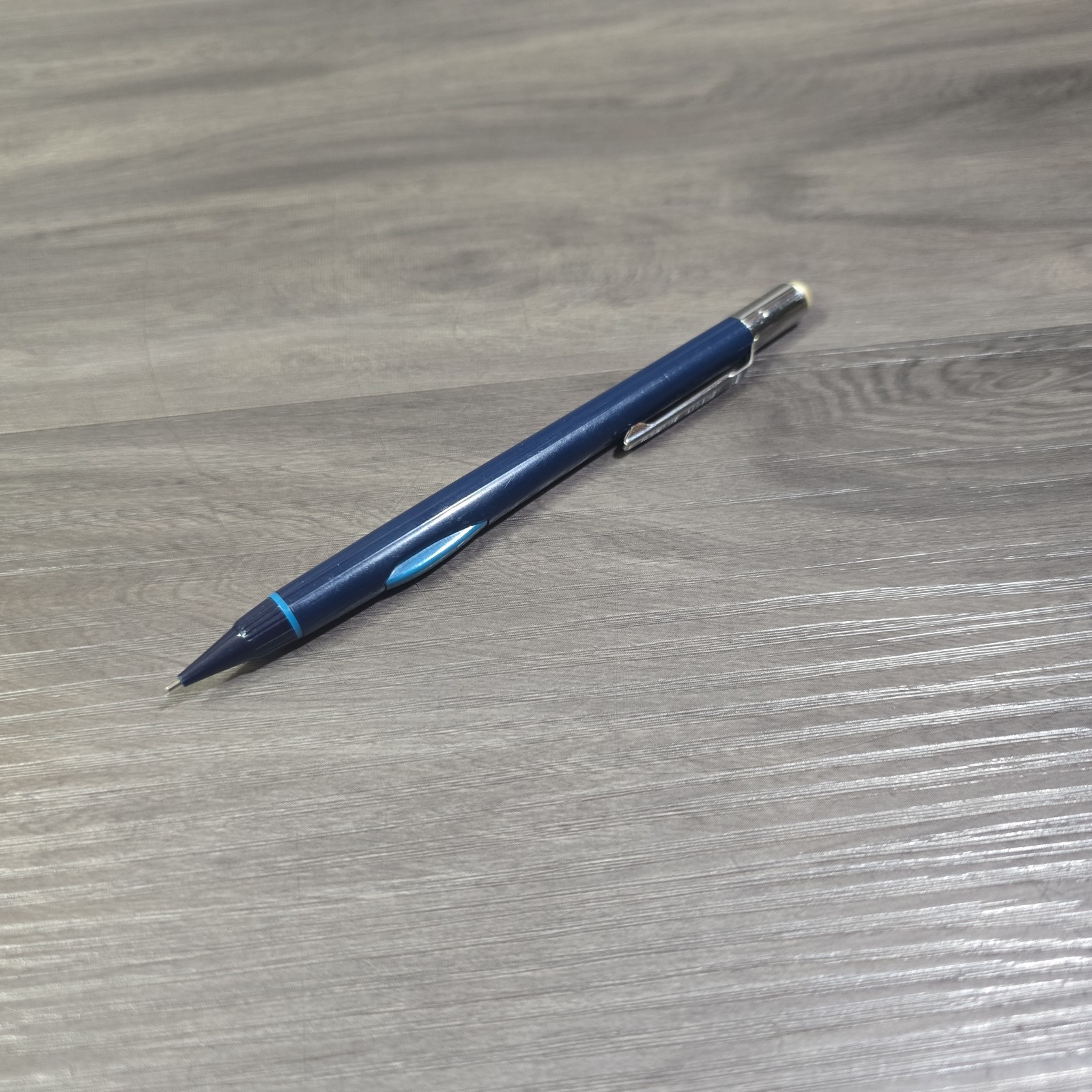 Vintage Dark Blue Pentel PD347 Click PENCIL 0.7 Made in JAPAN