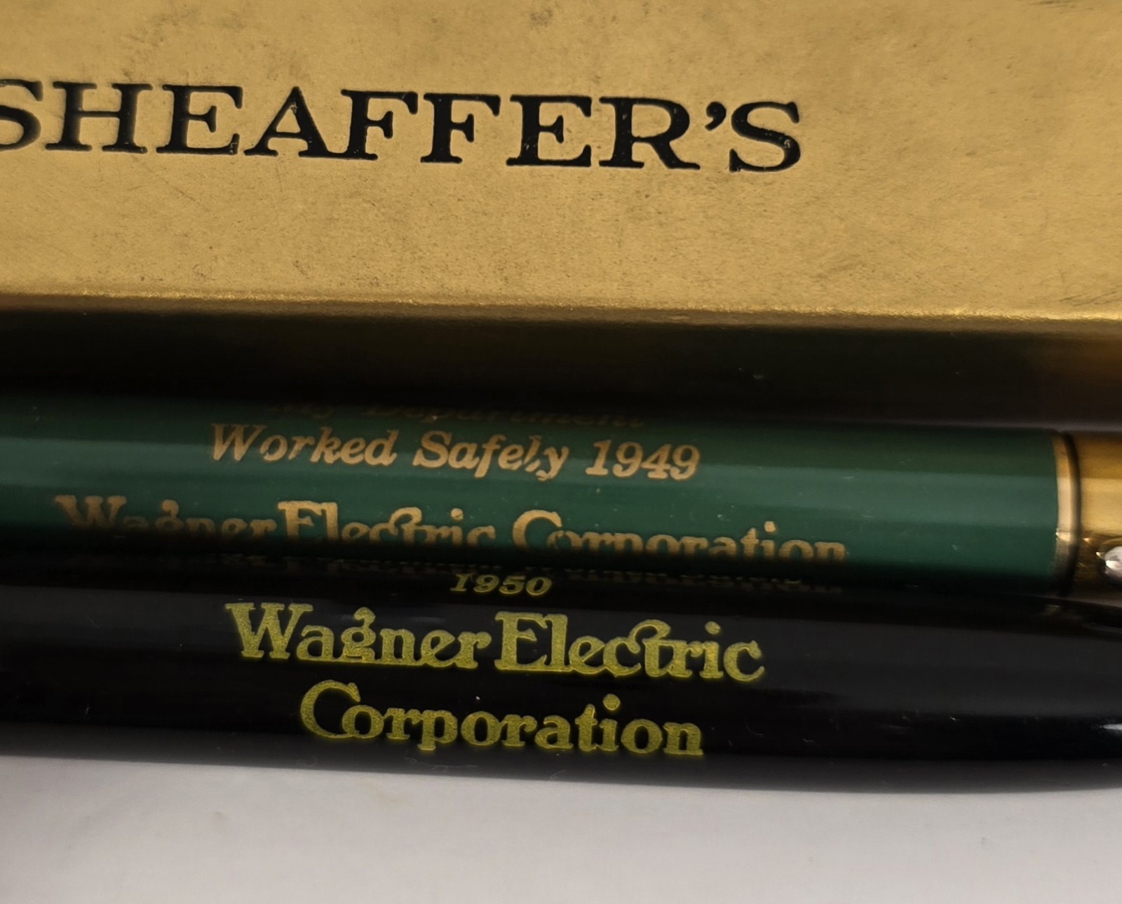 Vintage Employee Award Scheaffer’s Mech. Pen/Pencil Set, Wagner Electric Corp