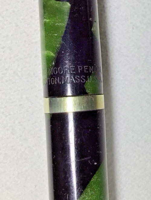 The Moore Pen Company Mechanical Pencil Green And Black Excellent Condition