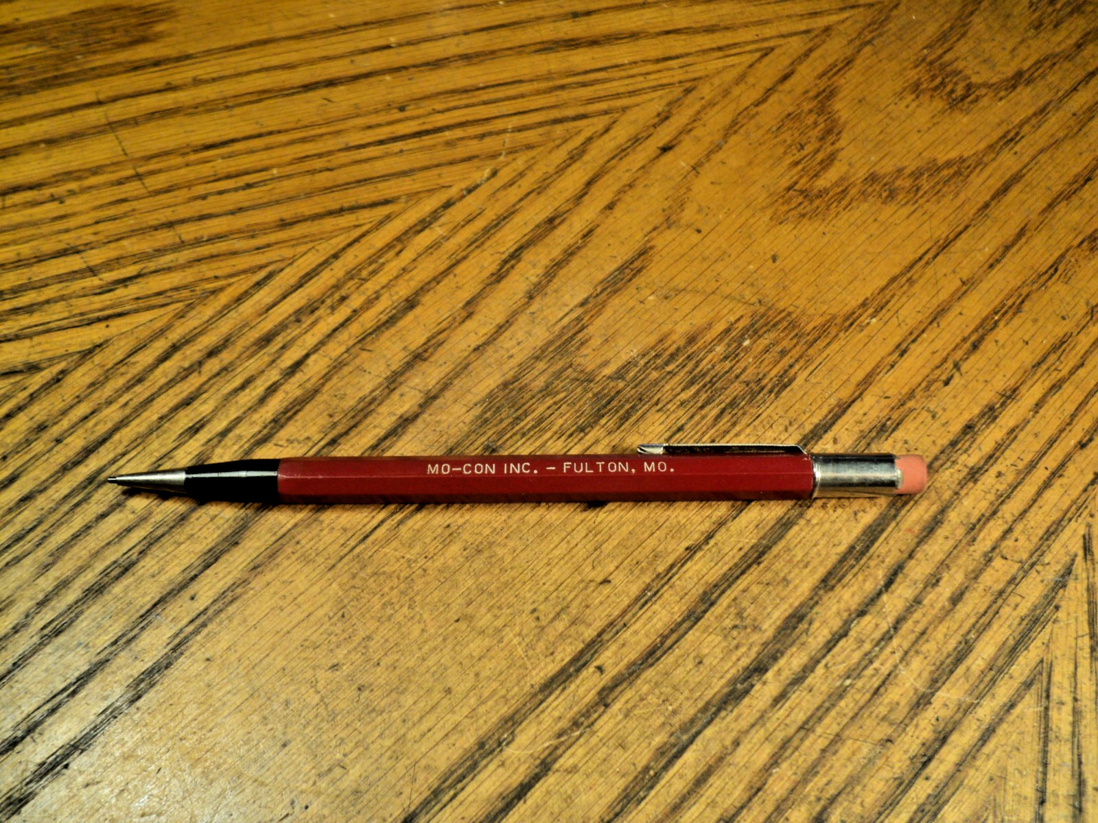 Vintage Autopoint Mechanical Pencil Mo-Con Inc Fulton MO 5-11/16″ Long